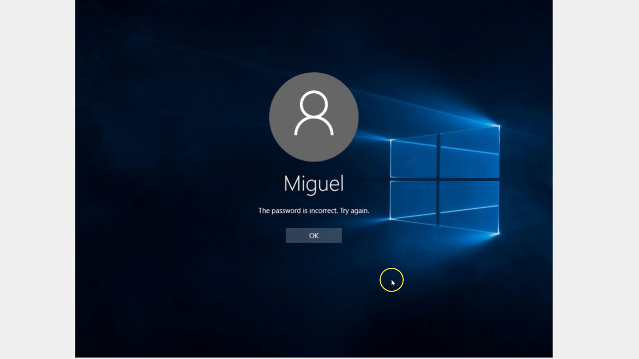 Tutorial - Reset forgotten Windows 10,8,7 password on laptop / PC ...