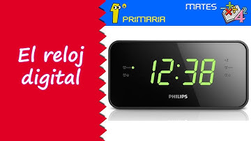 Matemáticas. 1º Primaria. Tema 9: Introducción al reloj digital
