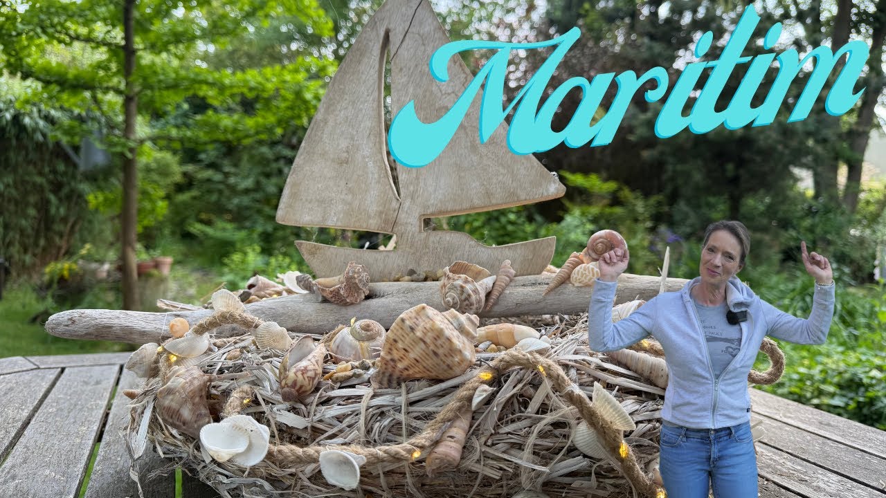 Maritime Kranzidee für den Sommer 2025 🩵 unser sommerliches Highlight RUCK ZUCK gemacht 🩵