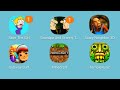 Save the Girl,Granny And Granpda,Scary Neighbor,Subway Surf,Minecraft,TempleRun2