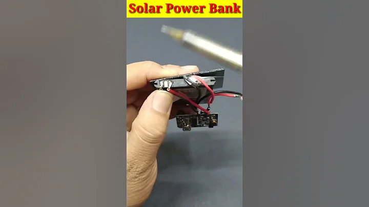 How To Make Solar Power Bank At Home_For Mobile Charging🔋⚡#shorts