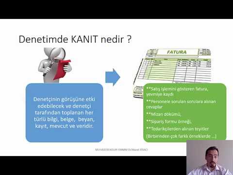 Video: Denetim kanıtı ile ne kastedilmektedir?