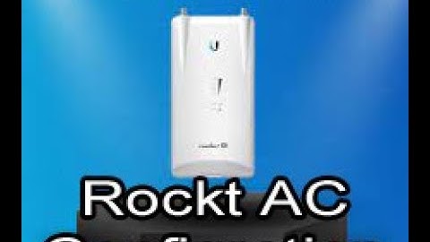 Rocket AC M5 Configuration PTP 80MHZ