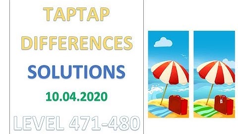 TapTap Differences Answers Level 471-480 Solutions