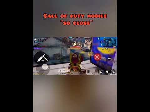 call of duty mobile "So close"