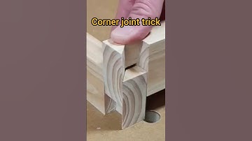 corner joint trick#woodscraft #woodworkingadvice#wood #woodworkingtips#diy#woodworkingtricks#woodwor