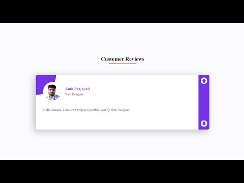 Customer Reviews Slider