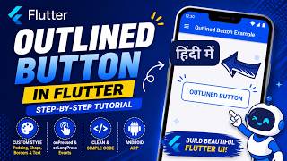 How to Create an Outlined Button in Flutter Android App | Flutter UI Tutorial | IT WALA
