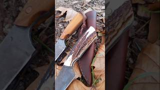 cuchillos artesanales de hoja perlada- especial para los asados - cuchillería Uruguaya