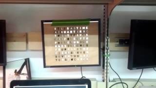 Wordclock with a monitor and javascript screenshot 3