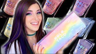 Holo Taco Pastel Rainbow Nail Polish Collection Review! || KELLI MARISSA