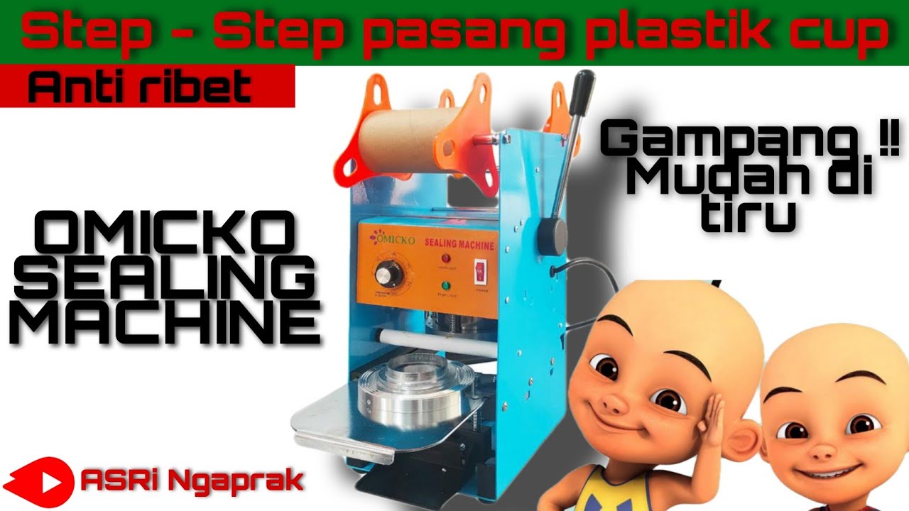  CARA  MEMASANG  PLASTIK  CUP SEALER YouTube