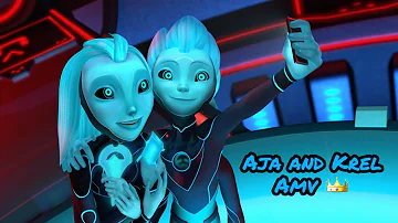 Who is older Aja and Krel?