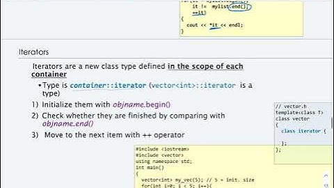 STL Containers Part 2: Iterators