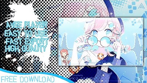 Avee Player Kawaii Nightcore Template [Free Download]