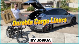 Model Y Juniper: Durable Cargo Liners by JOWUA (Discount Code TESLAMONIAL) 