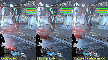 Doom Vulkan GTX 1060 Vs GTX 970 Vs AMD RX 480 Frame Rate Comparison