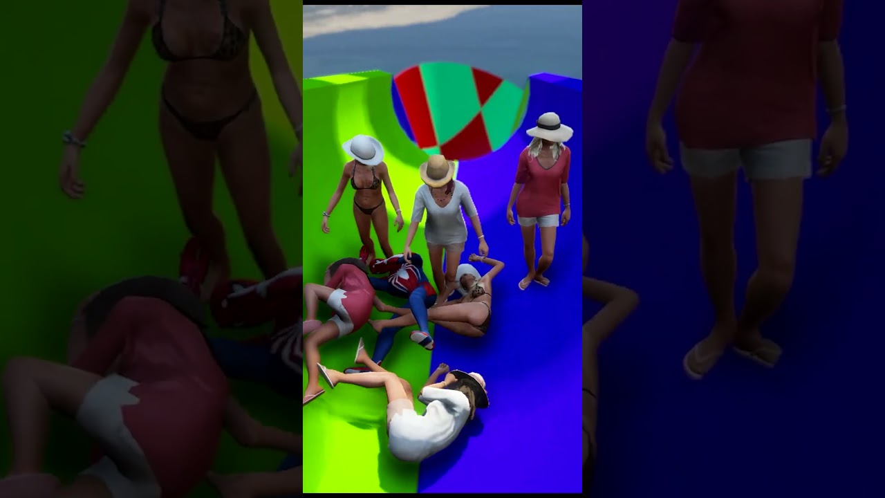 Spiderman Waterslide Ragdoll Compilation 🕷️💦 | Funny Superhero Fails