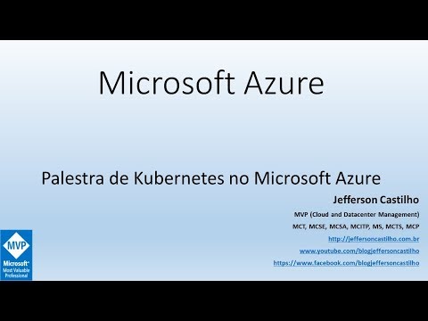 Palestra sobre Kubernetes no Microsoft Azure
