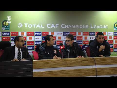 وقائع المؤتمر الصحفي لمباراة بلاتنيوم غدا بدوري الأبطال