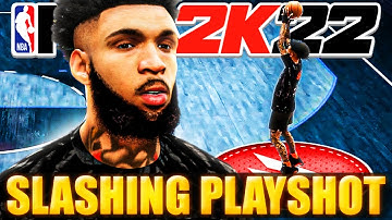 This PLAY SHOT with SLASHER TAKEOVER is UNGUARDABLE in the 1V1 COMP STAGE on NBA 2K22..