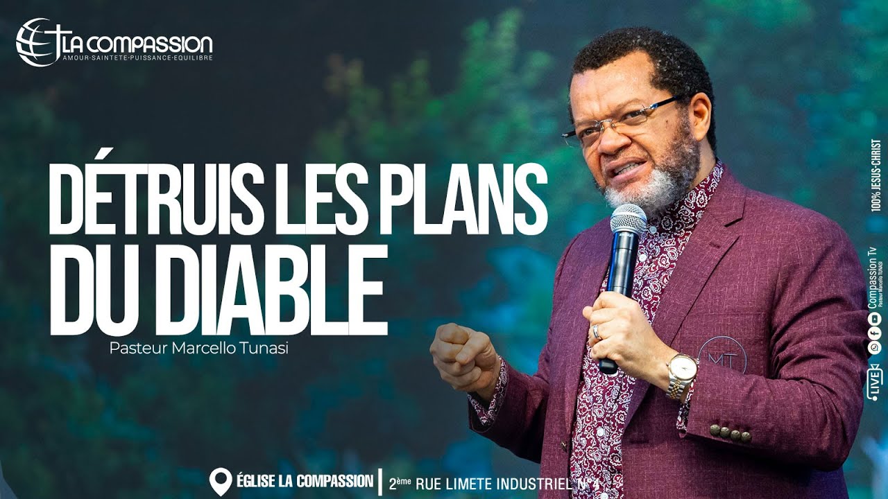 DETRUIS LES PLANS DU DIABLE - PAST MARCELLO TUNASI | 23.11.2025