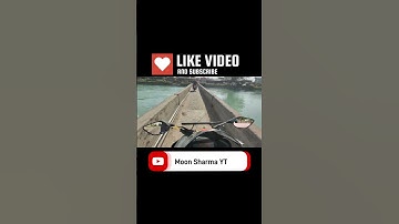 Itna Chota Bridge 😰🥹 I Moon Sharma YT #bridge #rider #soloride #shorts #short