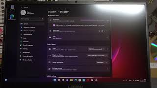how to change display brightness for lenovo legion laptop