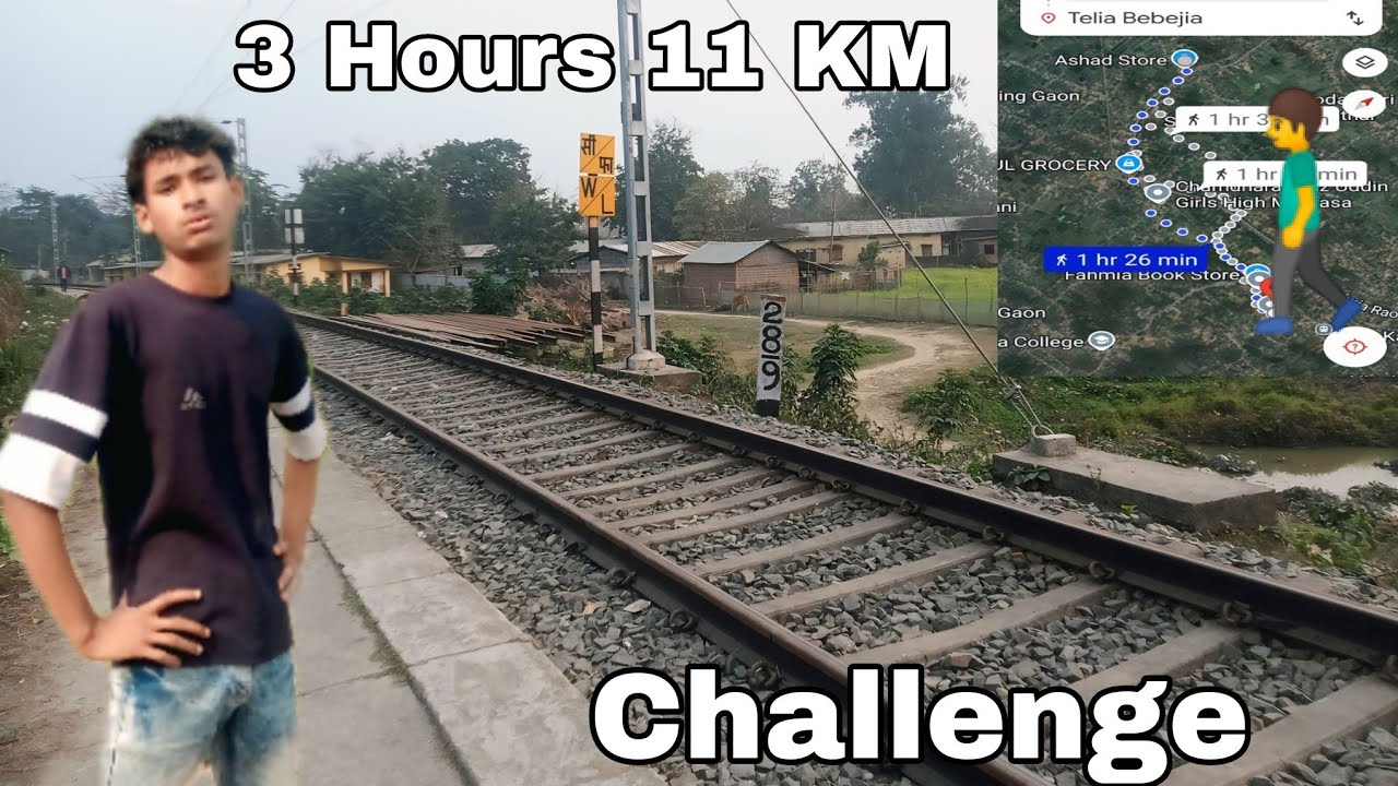 Hello Guys, we are going to take the challenge of walking for 3 hours without stopping 11KM.🚶👣