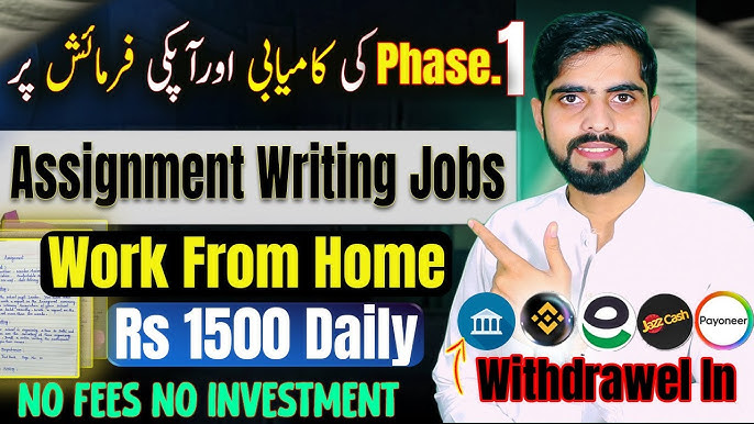 Assignment Writing Jobs From Home | Earn Daily Without Investment - YouTube