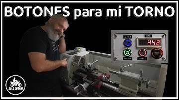 Me diseño una BOTONERA para mi TORNO OPTIMUM