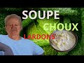 Soupe choux lardons