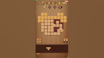 56 second Relaxing Wood block puzzle level 172 #puzzle #mobilegame #gameplay #puzzletime #game