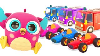 Baby cartoons & Baby videos. Full episodes cartoon for kids. Cars & Hop Hop the Owl