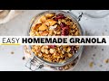 Granola  how to make homemade granola on the stovetop in 15 minutes