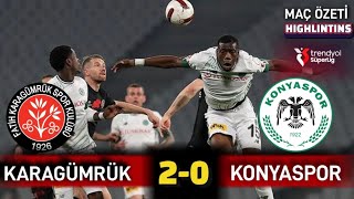 Karagümrük 2-0 Konyaspor Trendyol Süper Li̇g 12. Hafta Maç Özeti̇ Highlintins