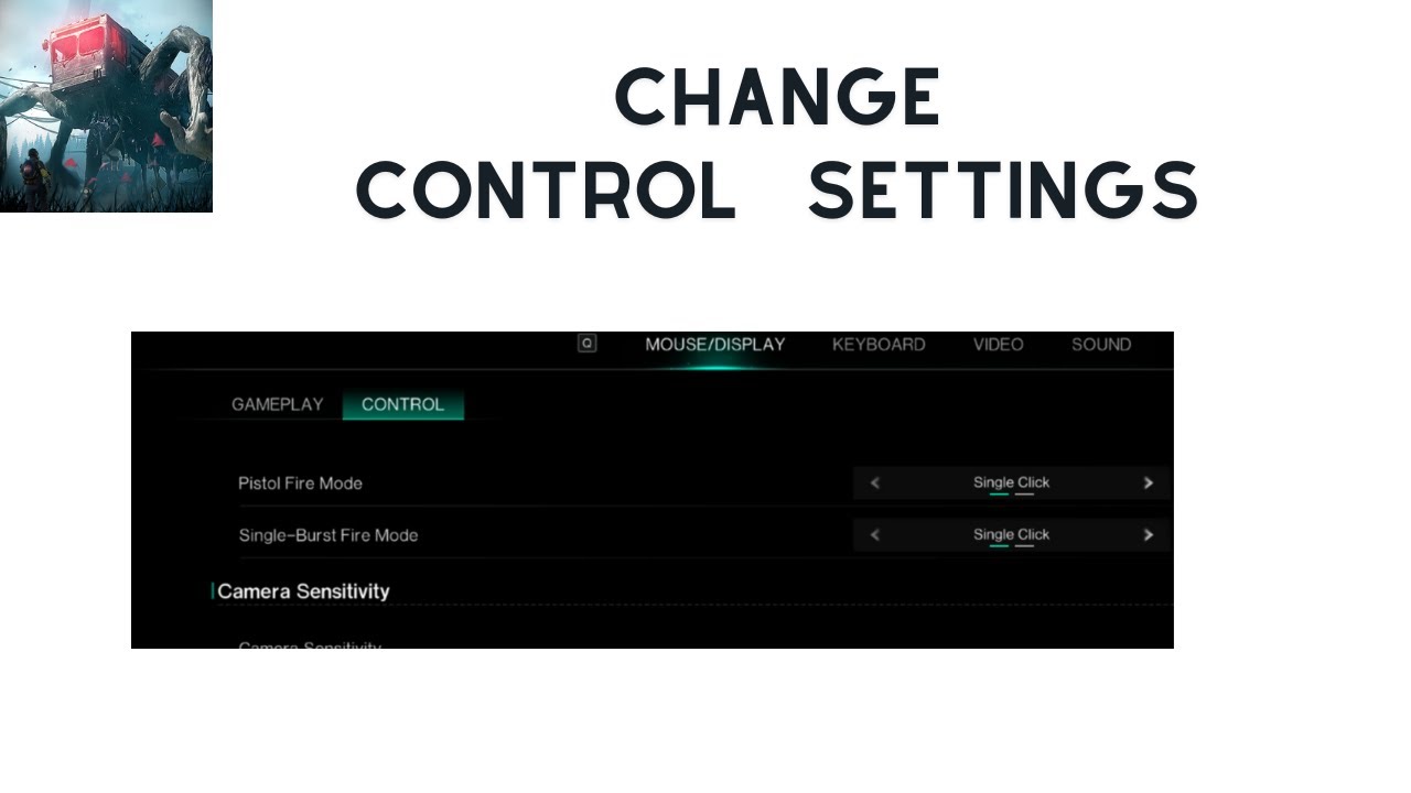 How to Change Control Settings in Once Human - YouTube