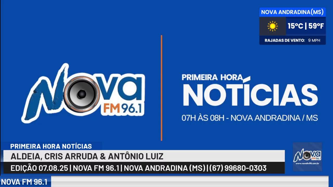 Transmissão ao vivo de Rádio Nova Fm 96.1 - YouTube