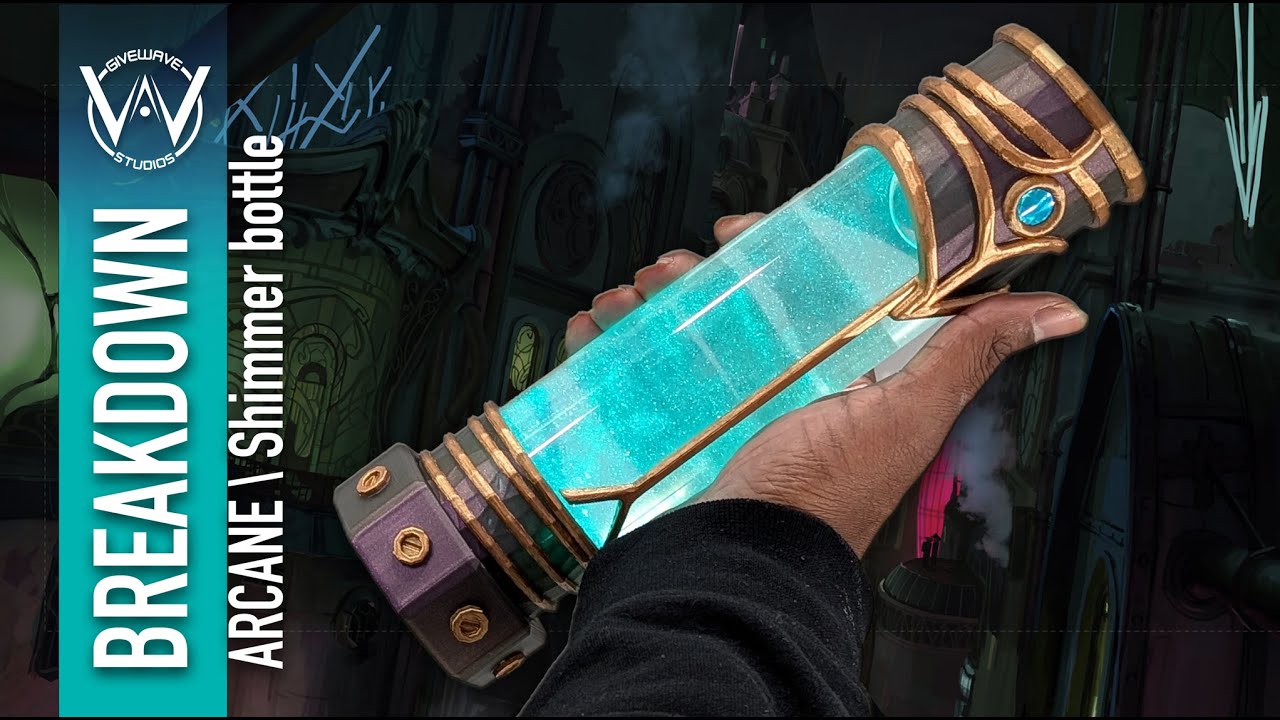 Arcane Shimmer DIY water bottle BREAKDOWN