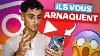 La Face cachée de Youtube et instagram Méfiez vous de ces arnaques !