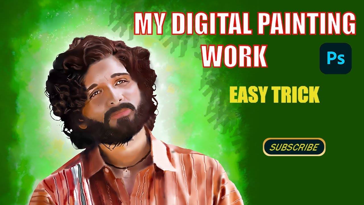 MY DIGITAL PAINTING WORK YouTube