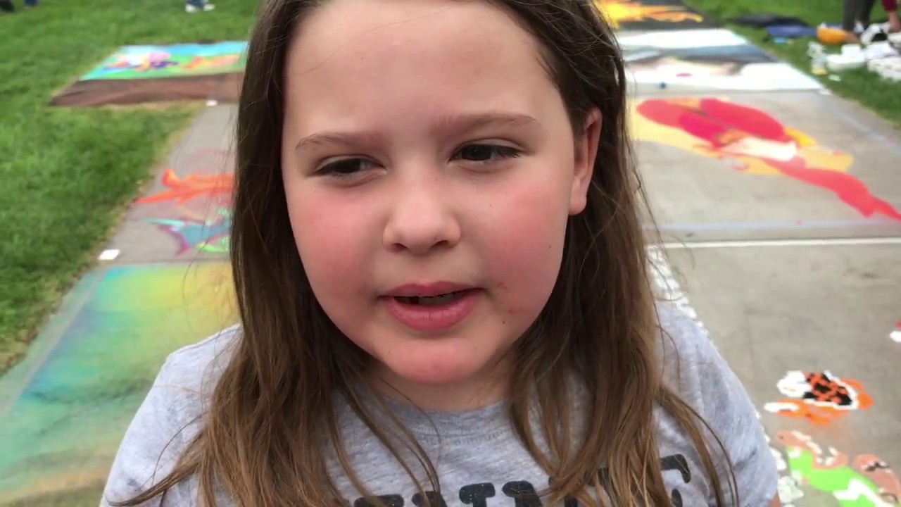 AWL 32 Chalk Fest downtown Wausau, Wisconsin YouTube