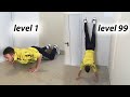 PUSH UPS From LeveL 1 To LeveL 100 (WHAT&#39;S YOUR LEVEL?)