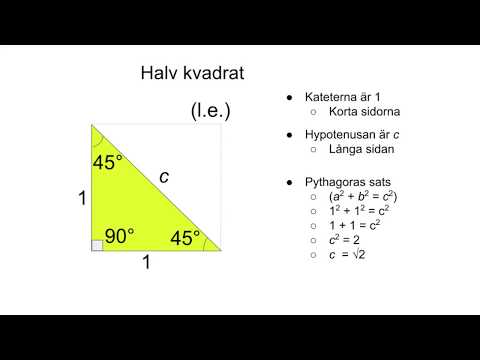 Video: Lär du dig trigonometri i geometri?