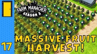 MASSIVE FRUIT HARVEST! in Farm Manager 2018! - Season 3 Part 17 - Let's Play Farm Manager 2018 screenshot 4