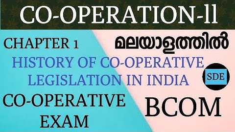 CO-OPERATION-II_ #BCOM# (kannur university) AND CO-OPERATIVE EXAM