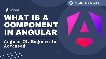 What is a component/standalone component | Angular 20 with AI