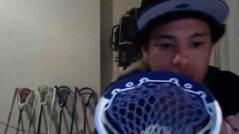 lacrosse brine clutch 2 stringing part 1 tutorial