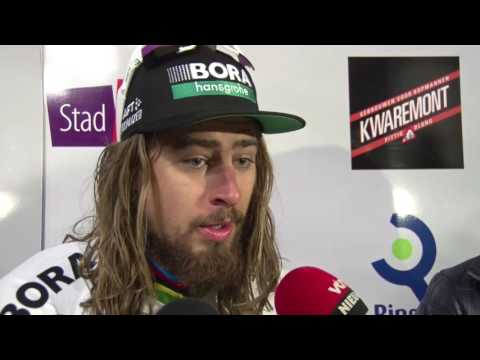 Video: Kuurne-Brussels-Kuurne muab Peter Sagan thawj yeej ntawm 2017