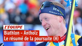 Johannes Boe survole la poursuite d'Antholz-Anterselva - Biathlon - CM (H)